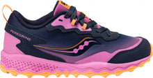 Load image into Gallery viewer, Saucony Peregrine KDZ A/C Sneaker - Navy/Pink
