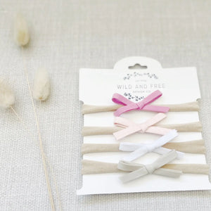 Wild and Free Design Co. Petit Baby Bow Set