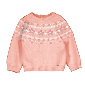 Mayoral Baby Girls Sweater - Baby Pink