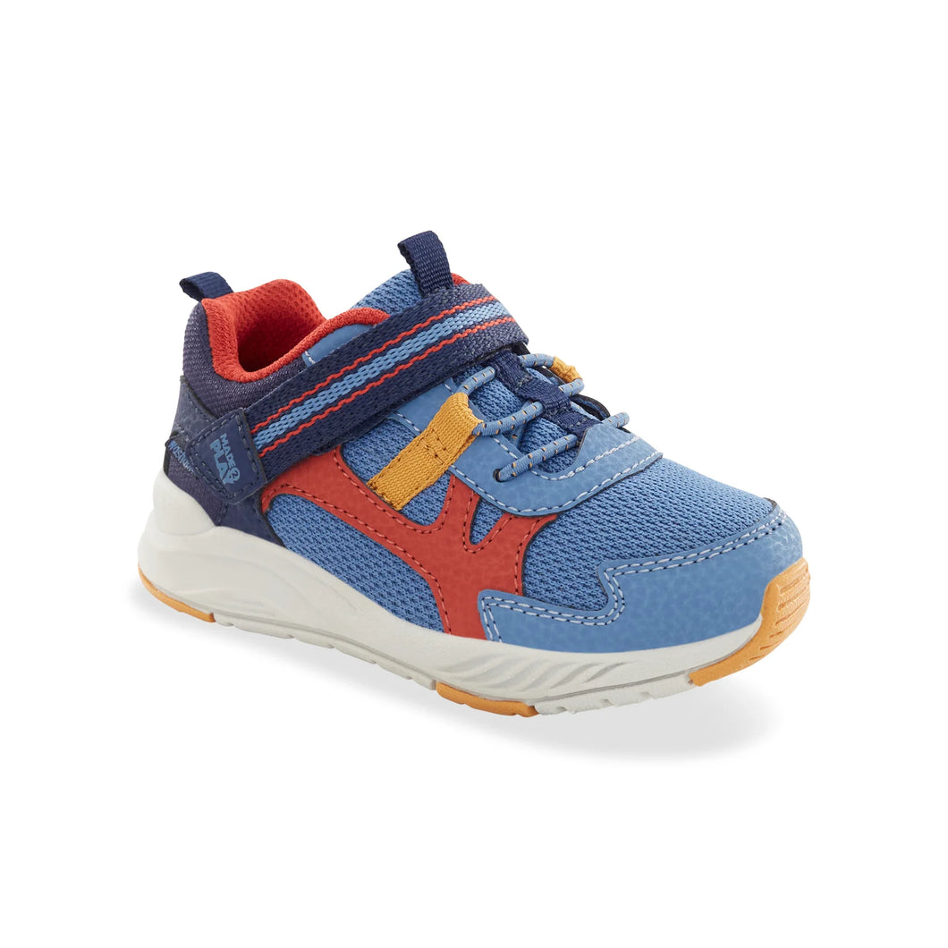 Stride Rite Boys M2P Player Sneaker - Blue Multi