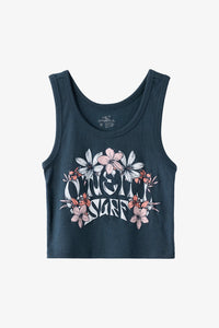 O'Neill Youth Girls Plumeria Tank Top - Slate