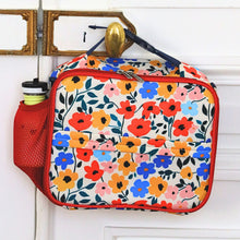 Load image into Gallery viewer, Yumbox Classic Lunch Bag - Poppy Flowers Print
