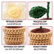 Load image into Gallery viewer, DIY Crochet Potted Daisy
