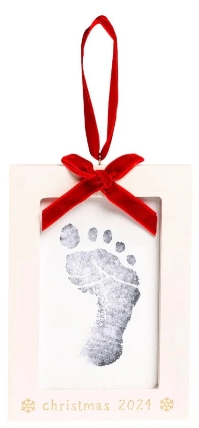 Pearhead Baby's Print Holiday Ornament
