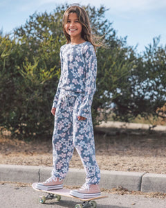 Feather 4 Arrow Girls Prism Hacci Jogger - Dusty Blue