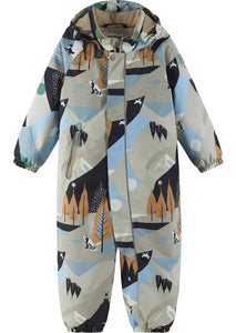 Reima Puhuri Baby/Toddler ReimaTec Waterproof Snowsuit - Earthy Beige