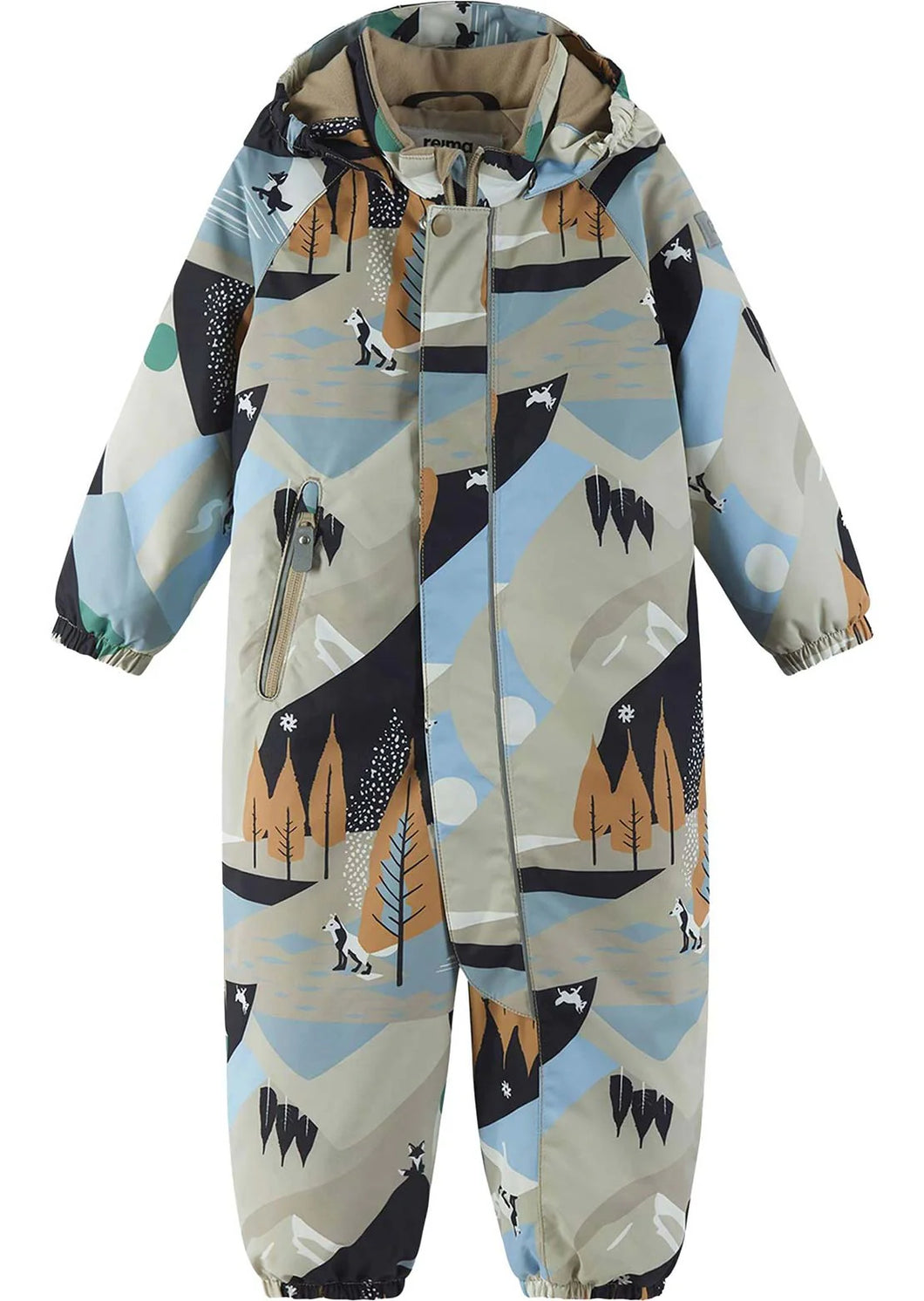 Reima Puhuri Baby/Toddler ReimaTec Waterproof Snowsuit - Earthy Beige