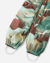 Load image into Gallery viewer, Reima Puhuri Baby/Toddler ReimaTec Waterproof Snowsuit - Stone Green
