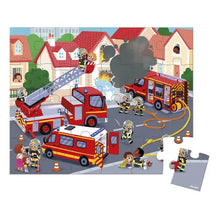 Load image into Gallery viewer, Janod Firemen Puzzle - 24 PCS
