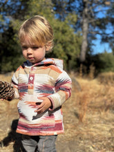 Load image into Gallery viewer, Me &amp; Henry Rancho Poncho - Burgundy Aztec
