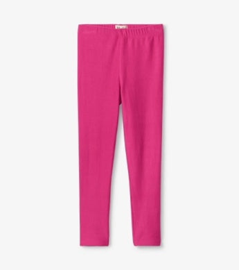 Hatley Girls Cozy Leggings - Raspberry Rose