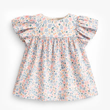 Load image into Gallery viewer, Souris Mini Baby Girls Floral Print Dress - White
