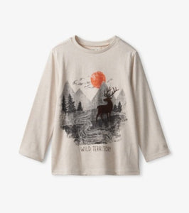 Hatley Boys Rocky Landscape Long Sleeve Tee