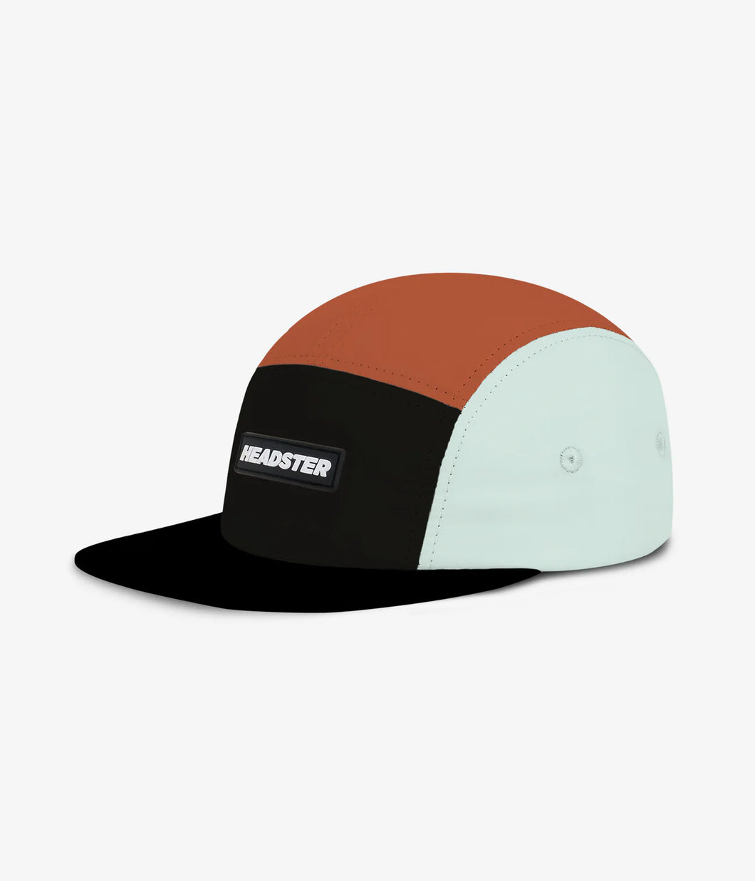 Headster Kids Runner Nylon Five Panel - Black