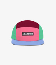 Load image into Gallery viewer, Headster Kids Runner Nylon Five Panel - Bubblegum
