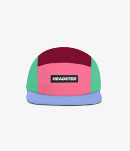 Headster Kids Runner Nylon Five Panel - Bubblegum
