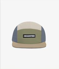 Load image into Gallery viewer, Headster Kids Runner Nylon Five Panel - Hedge Green
