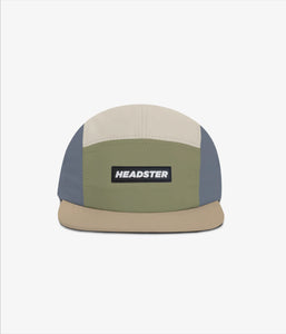 Headster Kids Runner Nylon Five Panel - Hedge Green