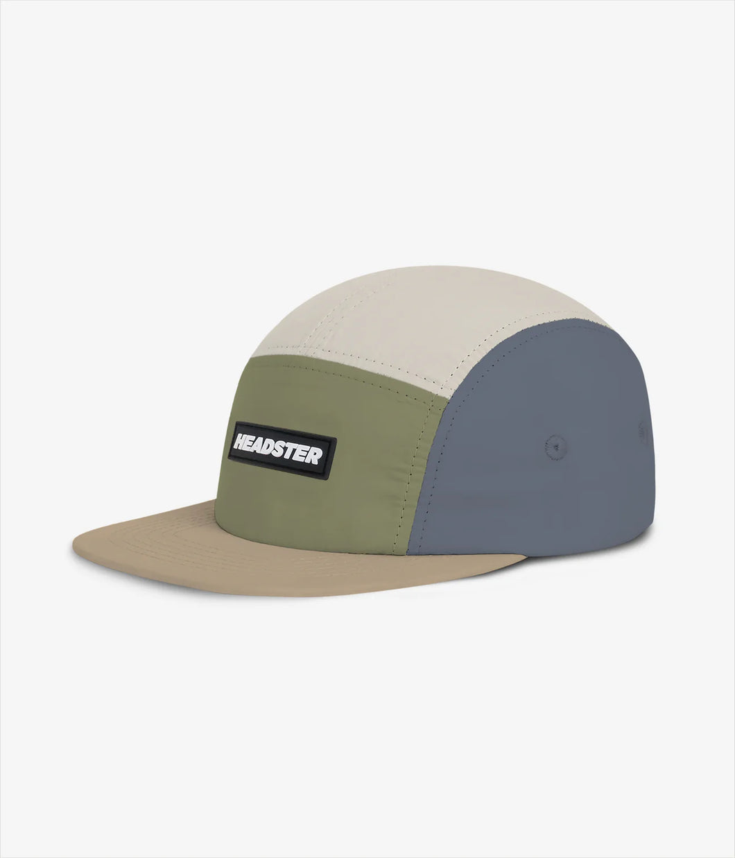 Headster Kids Runner Nylon Five Panel - Hedge Green