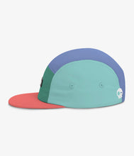 Load image into Gallery viewer, Headster Kids Runner Nylon Five Panel - Coral Reef
