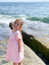 Load image into Gallery viewer, Vignette Girls Rylie Dress - Pink Stripe
