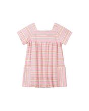 Load image into Gallery viewer, Vignette Girls Rylie Dress - Pink Stripe
