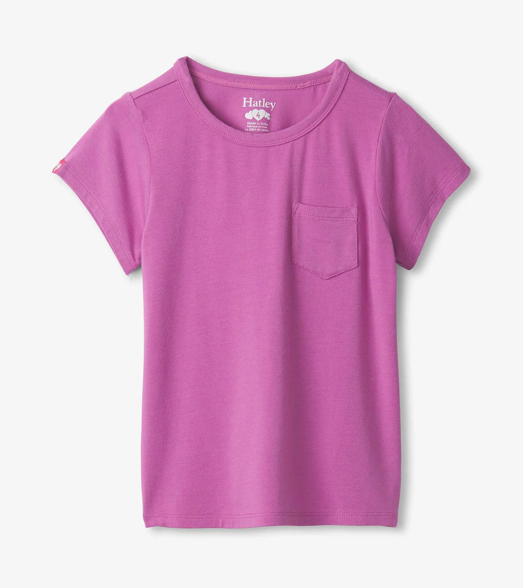 Hatley Girls Bamboo Tee - Crocus Purple