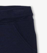 Load image into Gallery viewer, Hatley Boys Navy Terry Shorts
