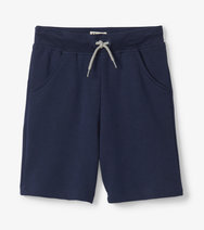 Load image into Gallery viewer, Hatley Boys Navy Terry Shorts
