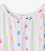 Load image into Gallery viewer, Hatley Girls Summer Dots Woven Play Dress
