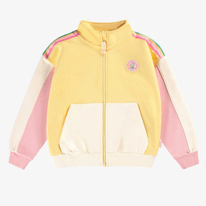 Souris Mini Girls Sporty Zip Up - Pink