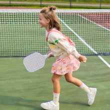 Load image into Gallery viewer, Souris Mini Girls Flowy Viscose Shorts - Fruit Print on Print
