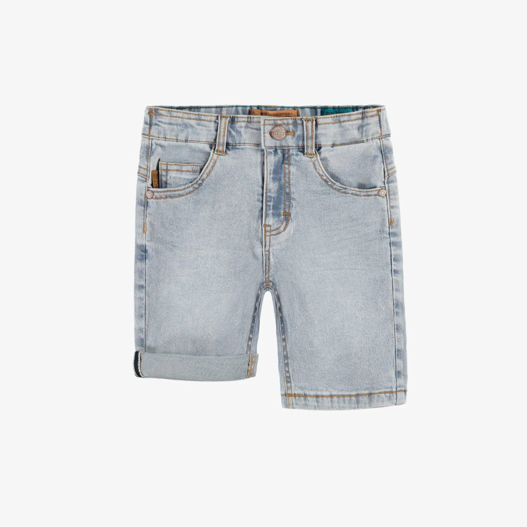 Souris Mini Boys Denin Bermuda Shorts - Light Blue