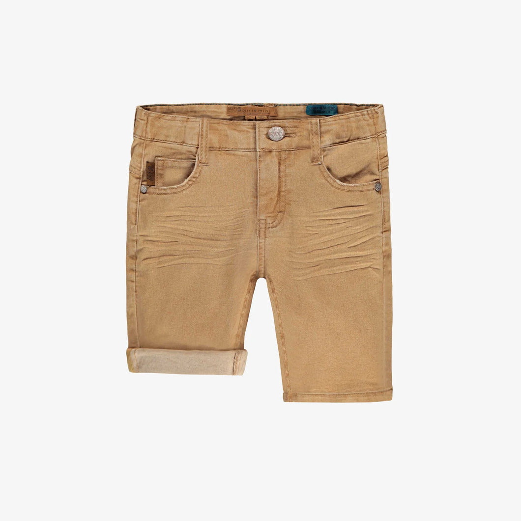 Souris Mini Boys Denim Bermuda Shorts - Yellow Ochre