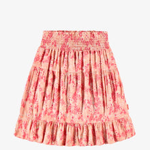 Load image into Gallery viewer, Souris Mini Girls Flared Viscose Dress - Floral Print on Pink
