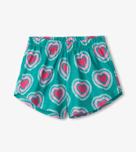 Load image into Gallery viewer, Hatley Girls Glowing Hearts Tee and Shorts Pajama Set
