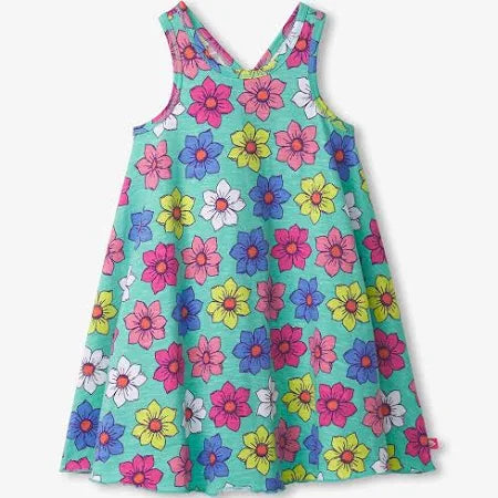 Hatley Girls Happy Flowers Trapeze Dress