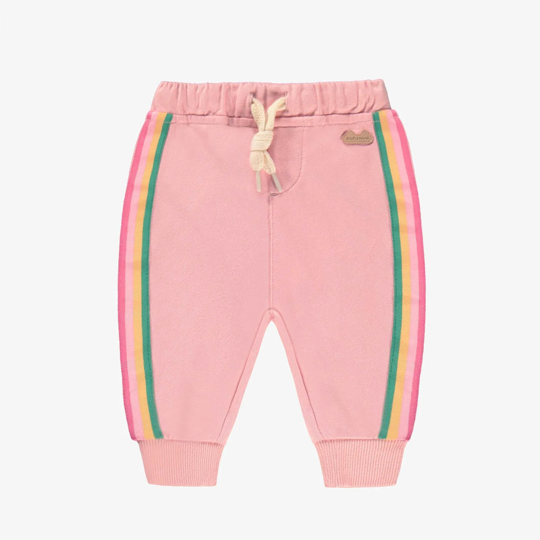 Souris Mini Baby Girls Sweat Pants - Pink