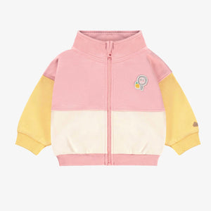 Souris Mini Baby Girls Zip Up - Pink
