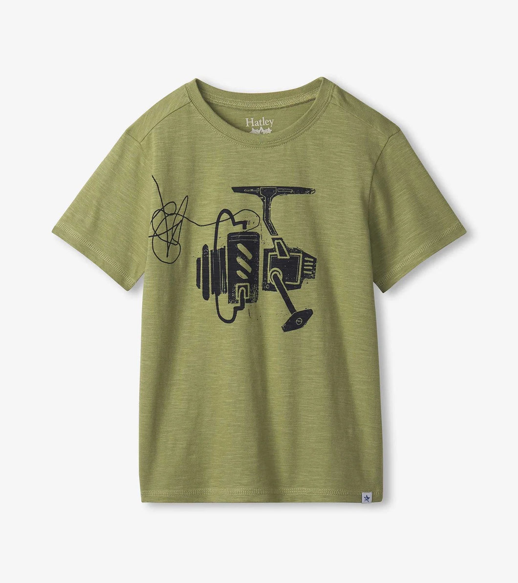 Hatley Boys Fishing Reel Tee