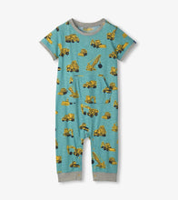 Load image into Gallery viewer, Hatley Baby Boys Under Construction Jersey Romper
