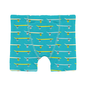 Kickee Pants Boys Print Boxer Brief - Confetti Skateboard