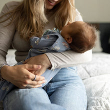 Load image into Gallery viewer, Coccoli Modal Swaddle Sleep Sack 1.5 TOG - Cars on Steel Blue
