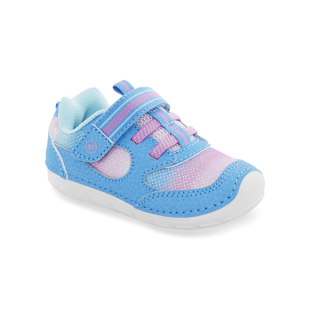 Stride Rite Baby Girls Soft Motion Turbo Sneaker Light Blue