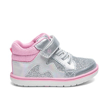 Load image into Gallery viewer, Stride Rite Girls SRT Ames Sneaker - Silver/Rainbow
