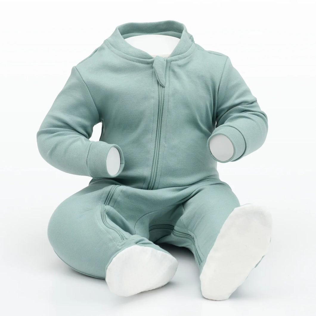 ZippyJamz Sage & Sound Footed Sleeper