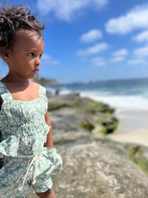 Load image into Gallery viewer, Vignette Girls Samira Top - Green Daisy
