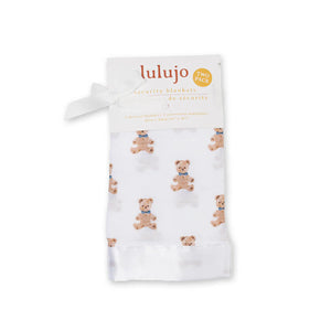 Lulujo Cotton Security 2 Pack Blanket