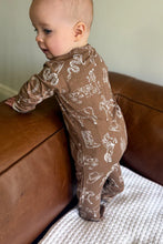 Load image into Gallery viewer, Bambi &amp; Birdie Baby Zipper Sleeper - Cowboy
