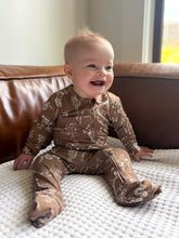 Load image into Gallery viewer, Bambi &amp; Birdie Baby Zipper Sleeper - Cowboy
